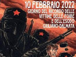 10 febbraio 2022 “Giorno del Ricordo” in memoria delle vittime delle foibe