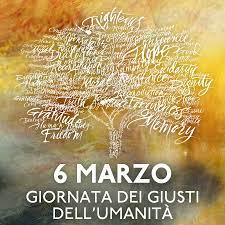 Giornata dei Giusti dell’umanità