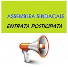 Entrata posticipata degli alunni per assemblea sindacale ANIEF -Classi 1^ B-2^ B- 4^ AT