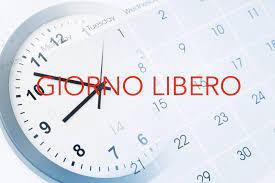 Comunicazione desiderata giorno libero