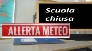 Chiusura Scuola per ALLERTA METEO