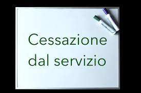 Cessazioni dal servizio del personale scolastico dal 1° settembre 2023